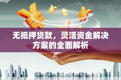 丹巴无抵押贷款，灵活资金解决方案的全面解析