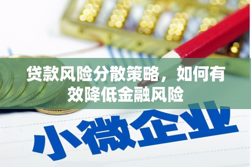 丹巴贷款风险分散策略，如何有效降低金融风险