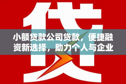 丹巴小额贷款公司贷款，便捷融资新选择，助力个人与企业成长