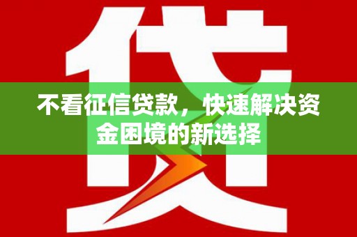 丹巴不看征信贷款，快速解决资金困境的新选择