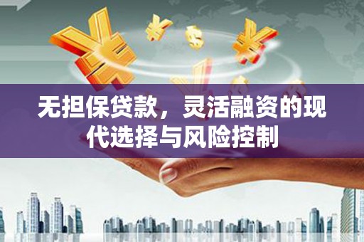 丹巴无担保贷款，灵活融资的现代选择与风险控制