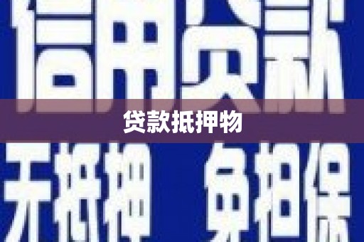丹巴贷款抵押物