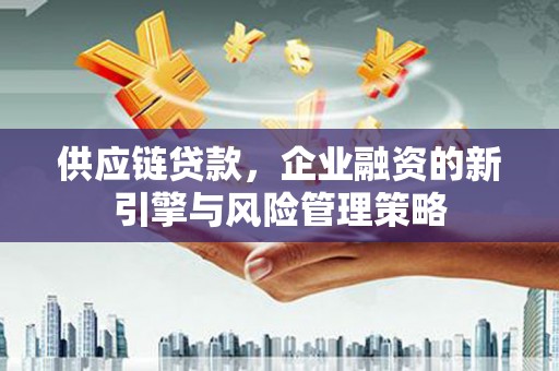 丹巴供应链贷款，企业融资的新引擎与风险管理策略