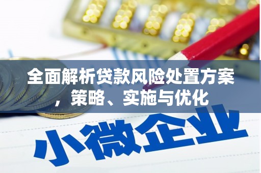 丹巴全面解析贷款风险处置方案，策略、实施与优化