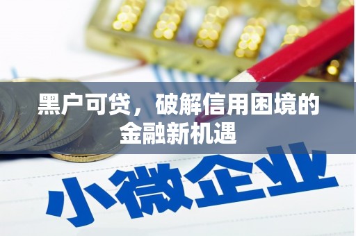 丹巴黑户可贷，破解信用困境的金融新机遇