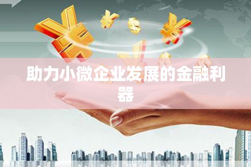 丹巴助力小微企业发展的金融利器