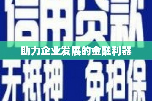丹巴助力企业发展的金融利器
